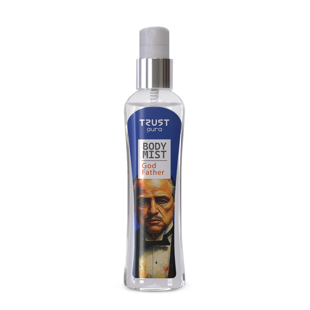 بادی میست مردانه تراست Aura مدل God Father با رایحه Rabanne Invictus